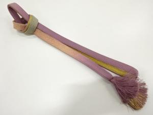 正絹　手組帯締め